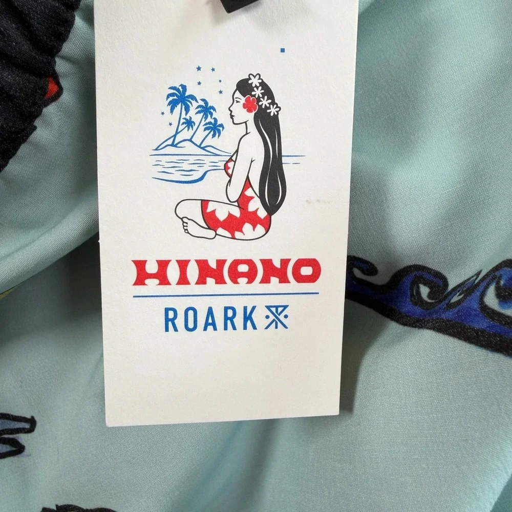 New Roark x Hinano Shorey Luau Board Shorts Sz XL 16